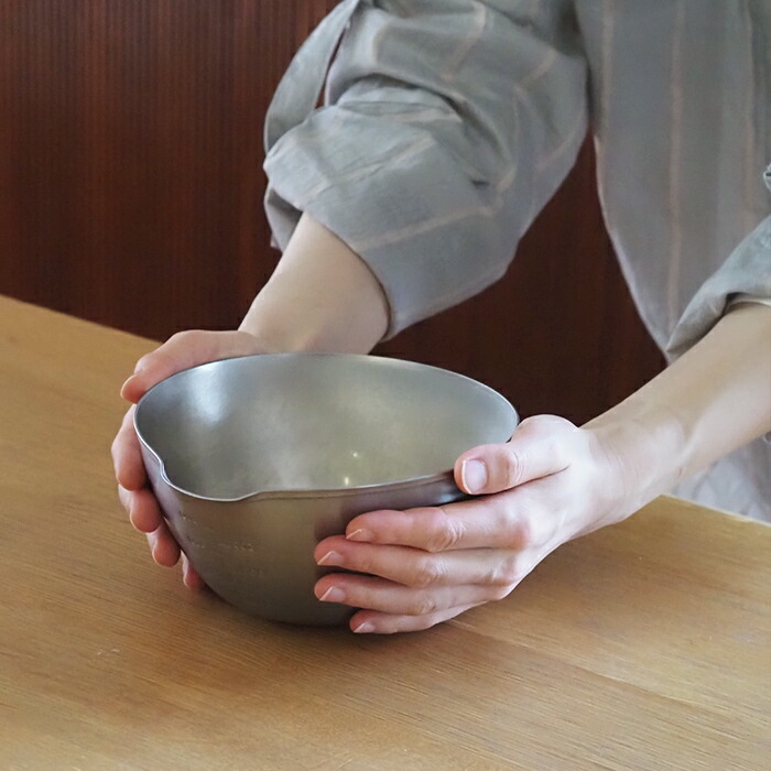 ヨシカワ　アイカタ　ステンレス片口ボウル　大　/　aikata