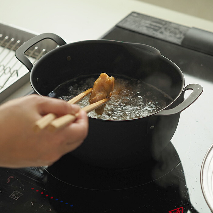 ヨシカワ　アイカタ　鉄製　揚げ鍋　/　aikata