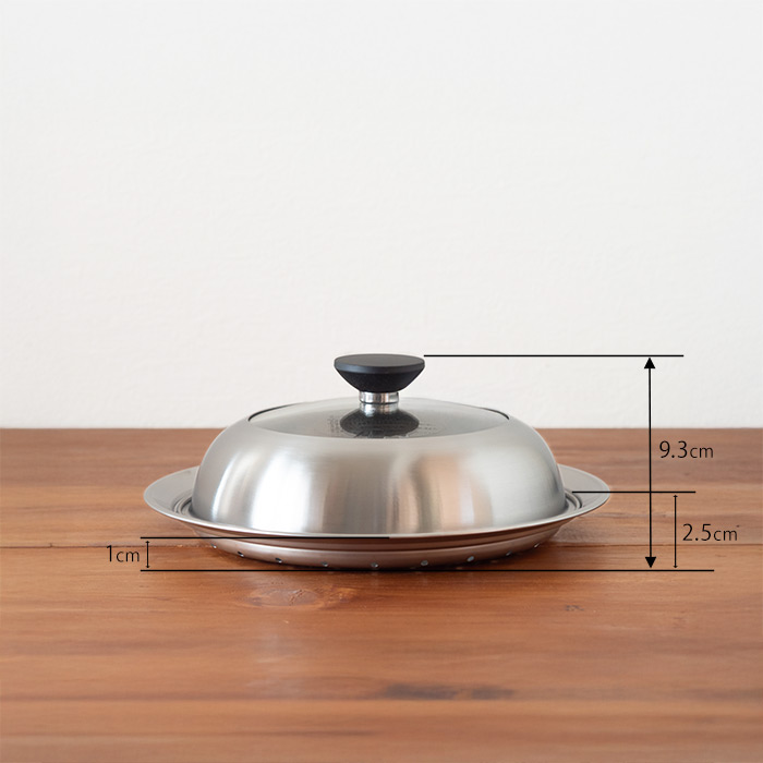 ヨシカワ　見える！フライパン用蒸し器　20～22cm用