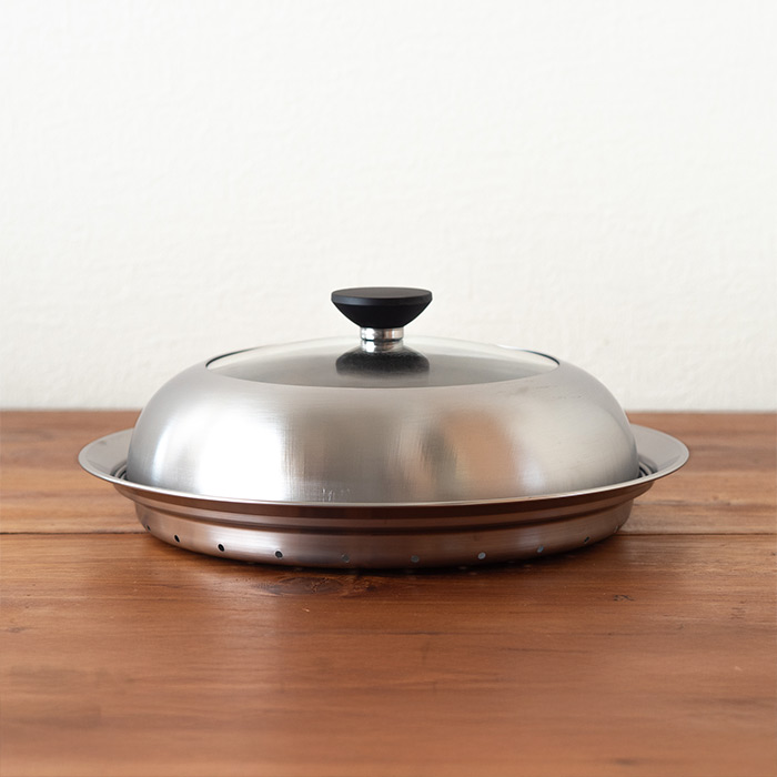 ヨシカワ　見える！フライパン用蒸し器　24～26cm用