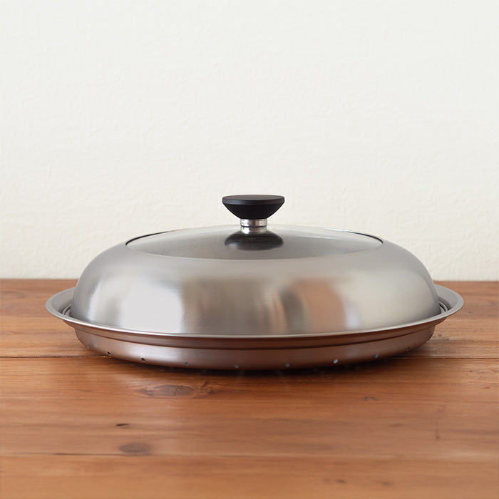 ヨシカワ　見える！フライパン用蒸し器　28～30cm用