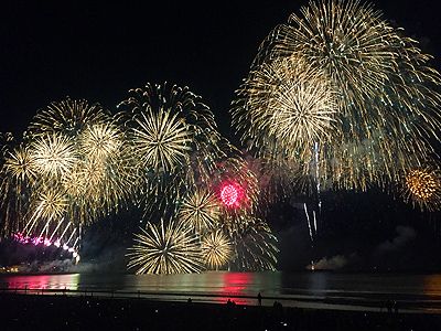 秋の花火大会!